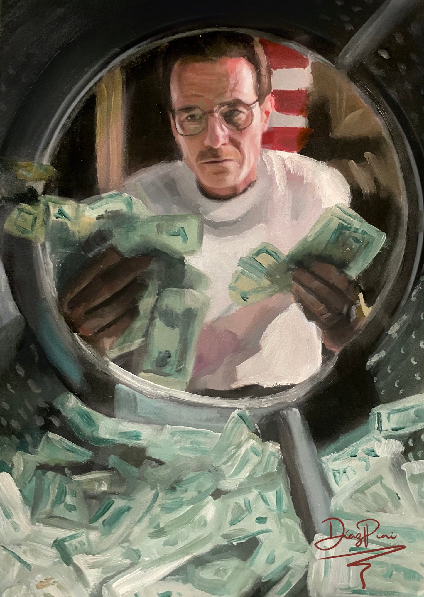Jesse Pinkman Breaking Bad  Oil Painting