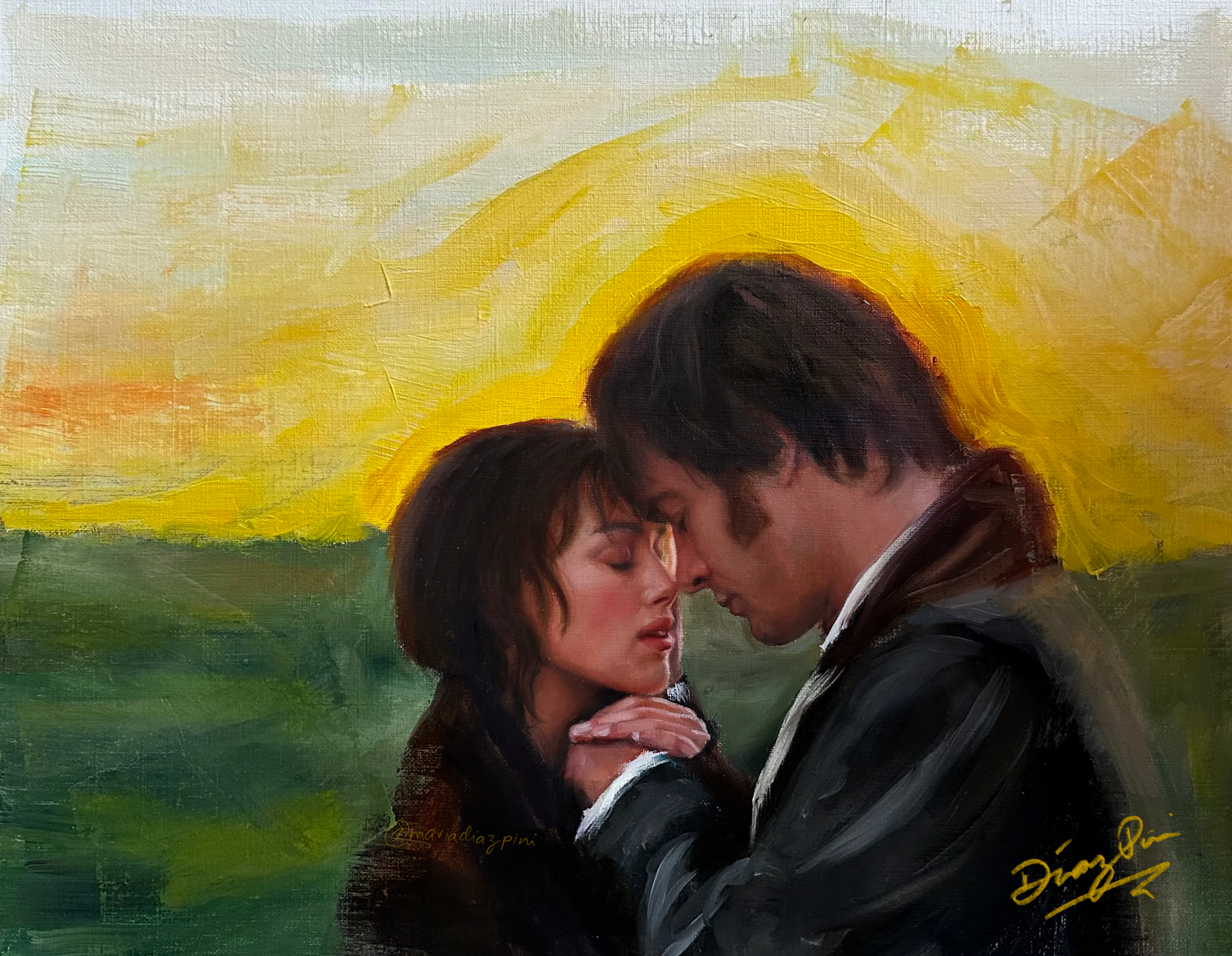 Pride and Prejudice Oil Painting