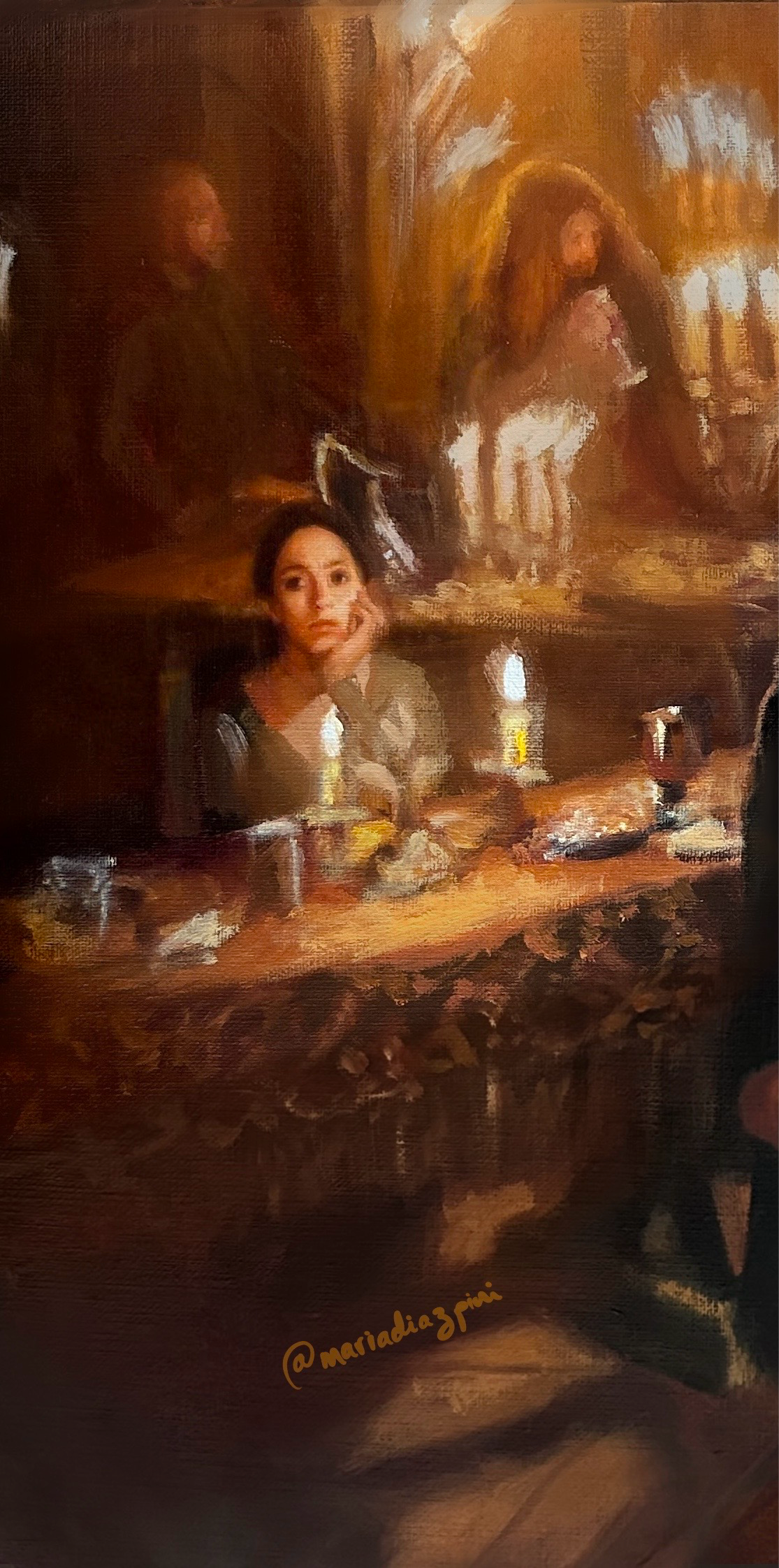 Red Wedding GOT Oil Painting