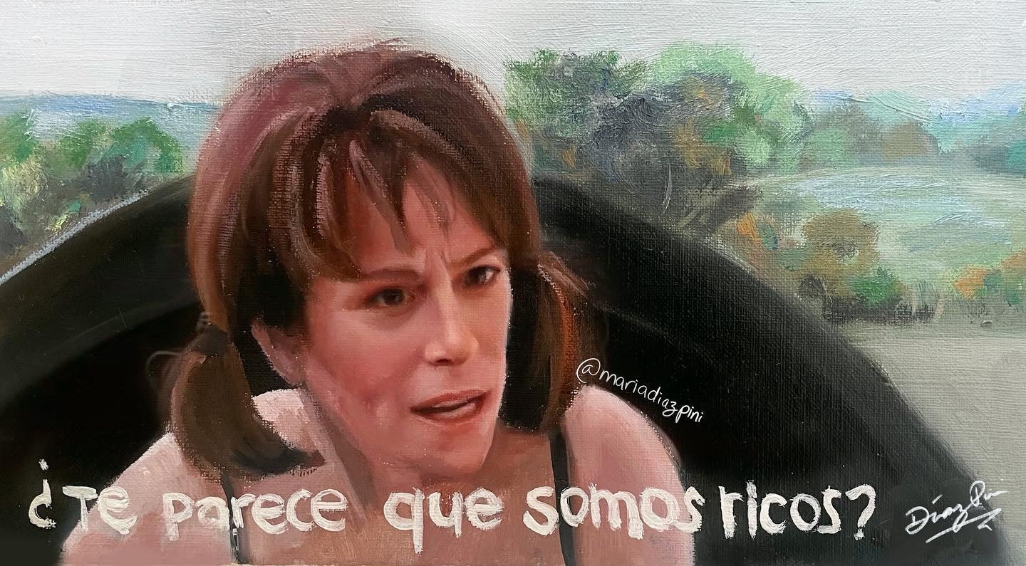 Lois from Malcolm Oil Painting