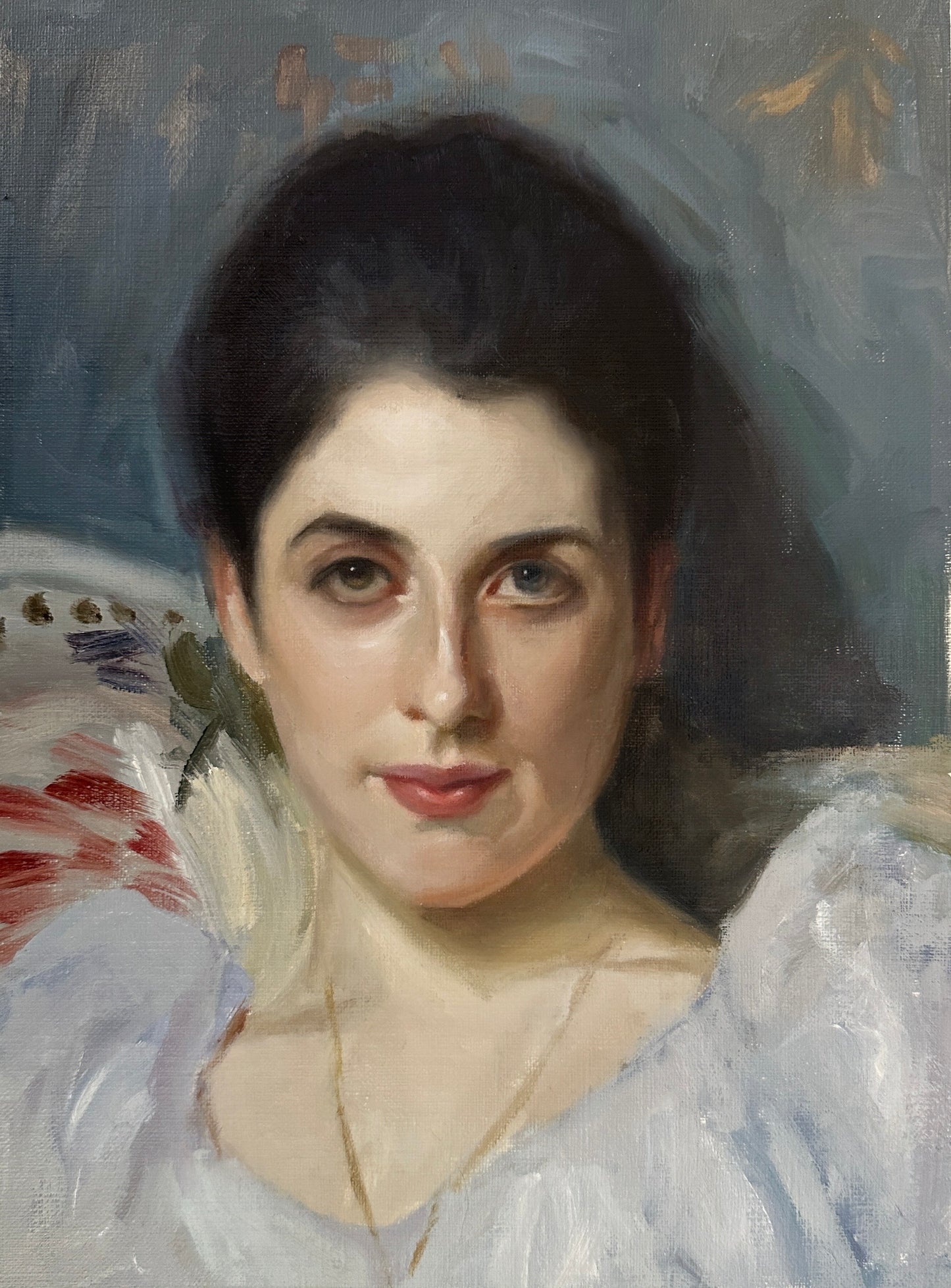 Lady Agnew study, John Singer Sargent Master Study Oil Painting