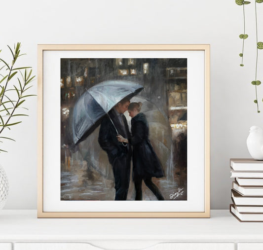 Rainy day Art Print