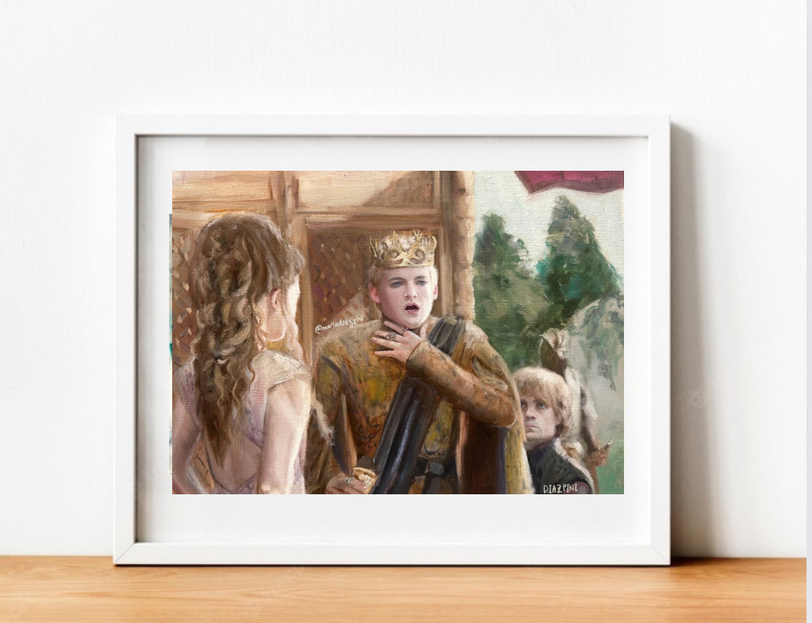 Purple Wedding Game of Thrones Art Print