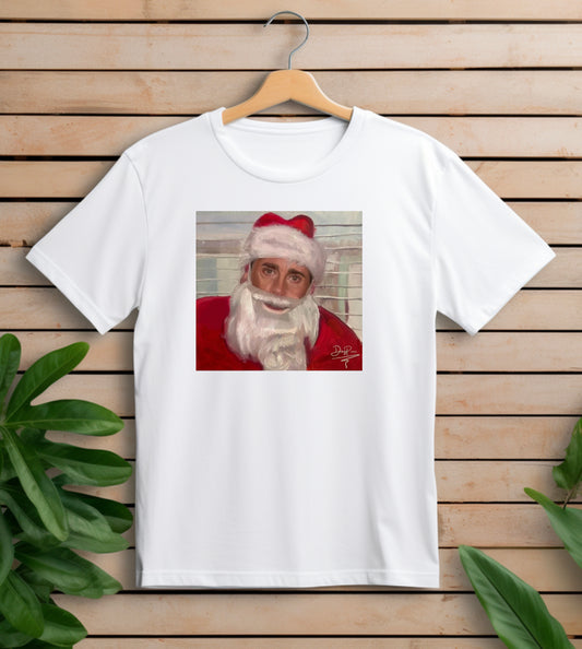 Santa Michael Scott Christmas  T-Shirt