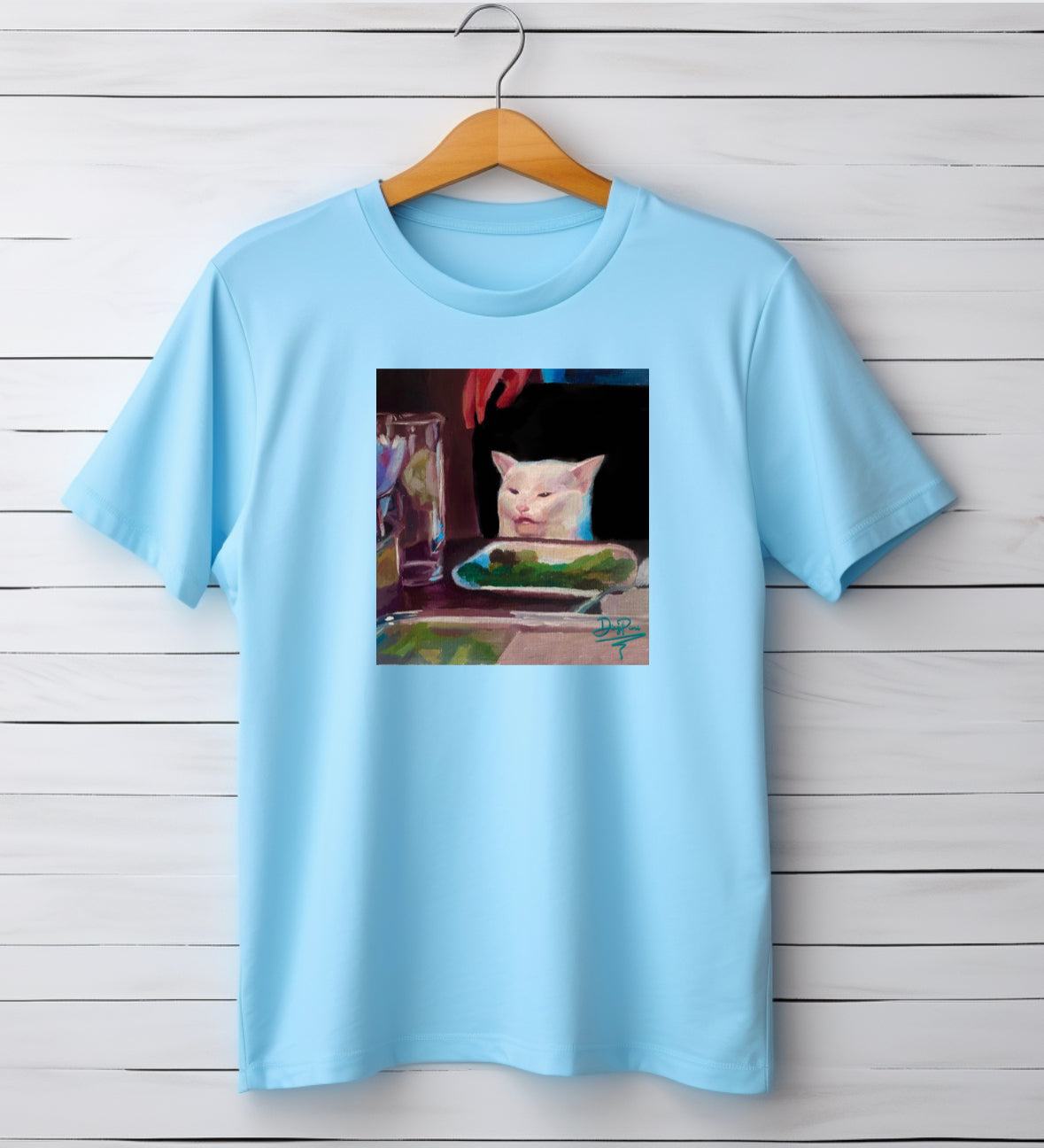 Table Cat T-Shirt