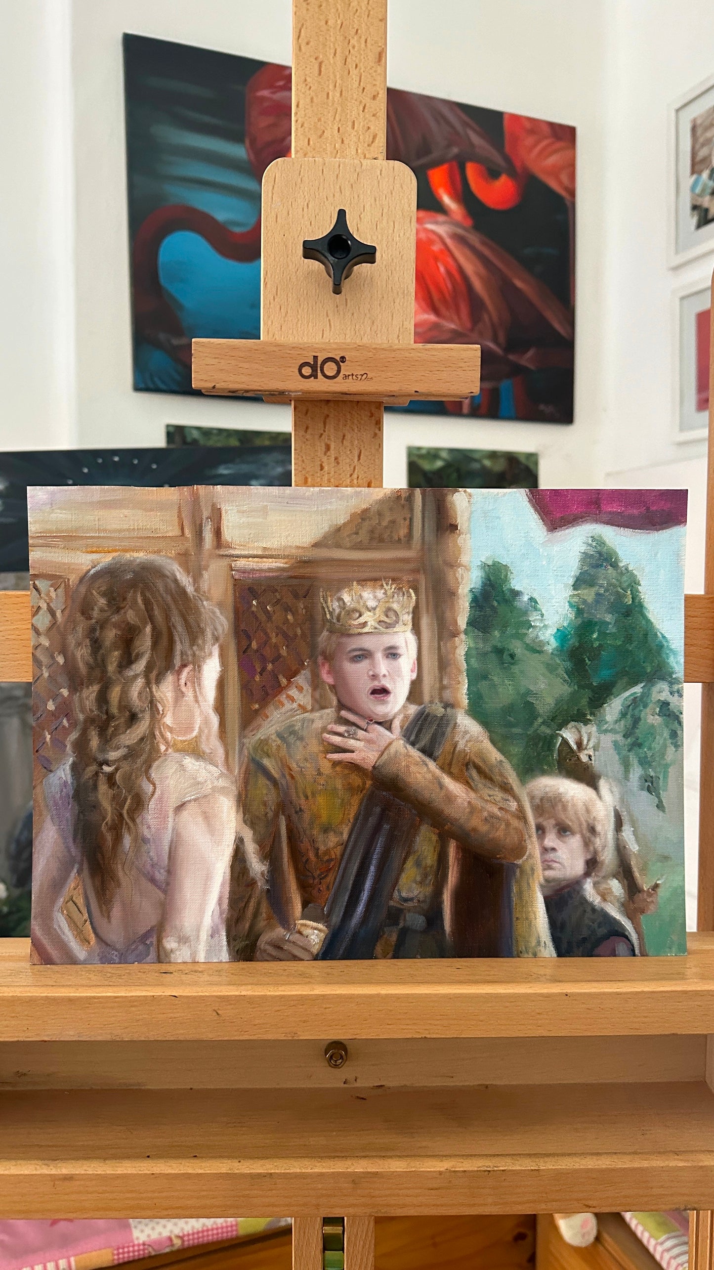 Purple Wedding Game of Thrones Oil Painting