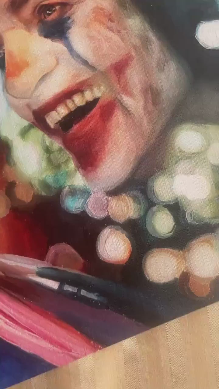 Joaquin Phoenix Joker  Art Print from Original Oil painting