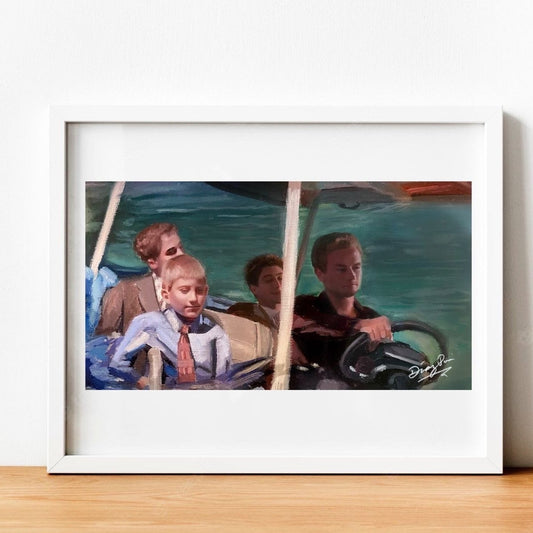 Golf Cart Malcolm in the Middle Art Print