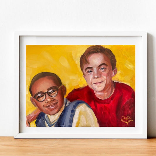 Steve and Malcolm in the Middle Art Print