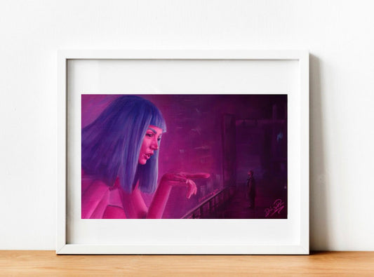 Blade Runner 2049 Art Print, Blade Runner painting, Blade Runner poster, Blade Runner Wall Art